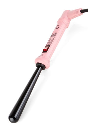 Le Angelique Reverse Tapered Curling Wand 1/2 To 1 Inch (13-25mm) Pink - Hemp To World